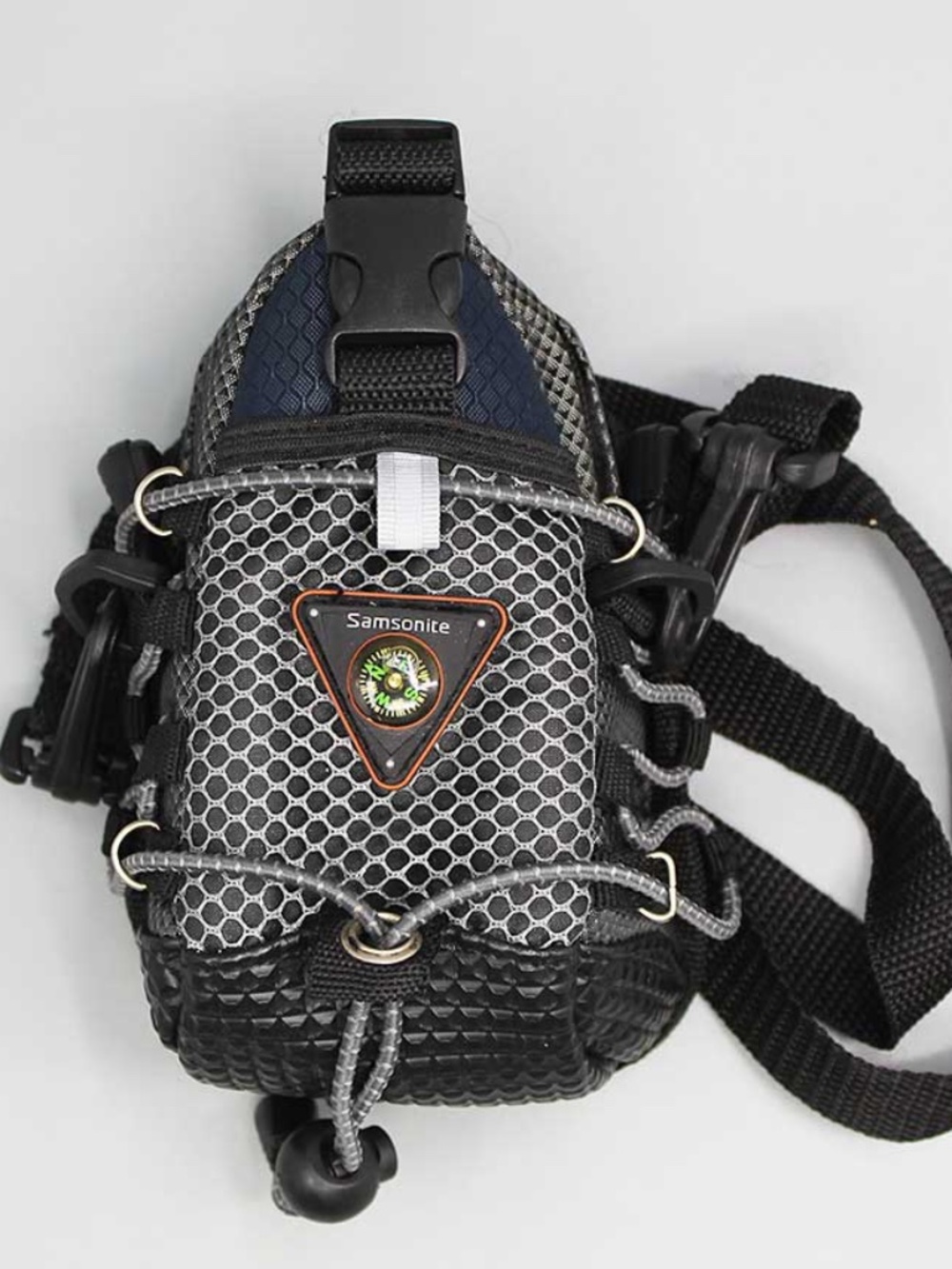 Samsonite Small Accessories Bag Black Cycling Hiking Camera with Compass (LS)